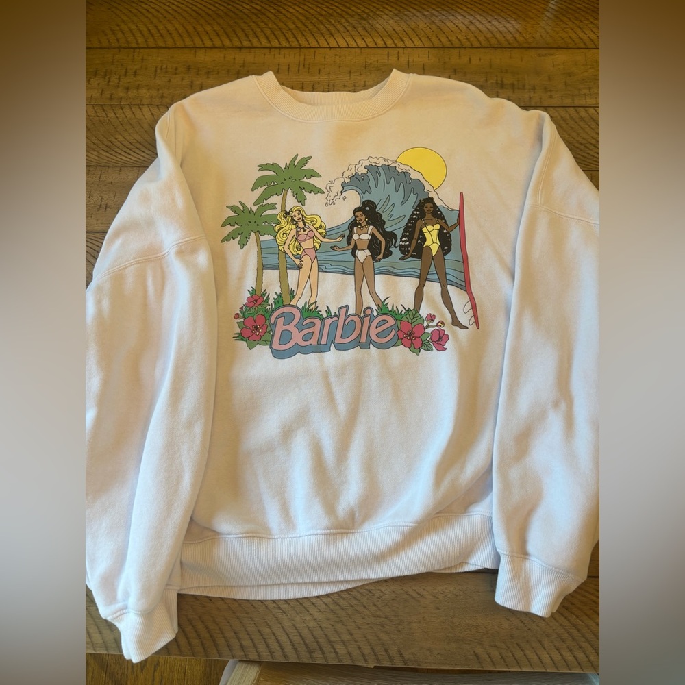 Barbie by PacSun White Sweatshirt